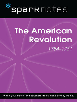cover image of American Revolution (SparkNotes History Note)